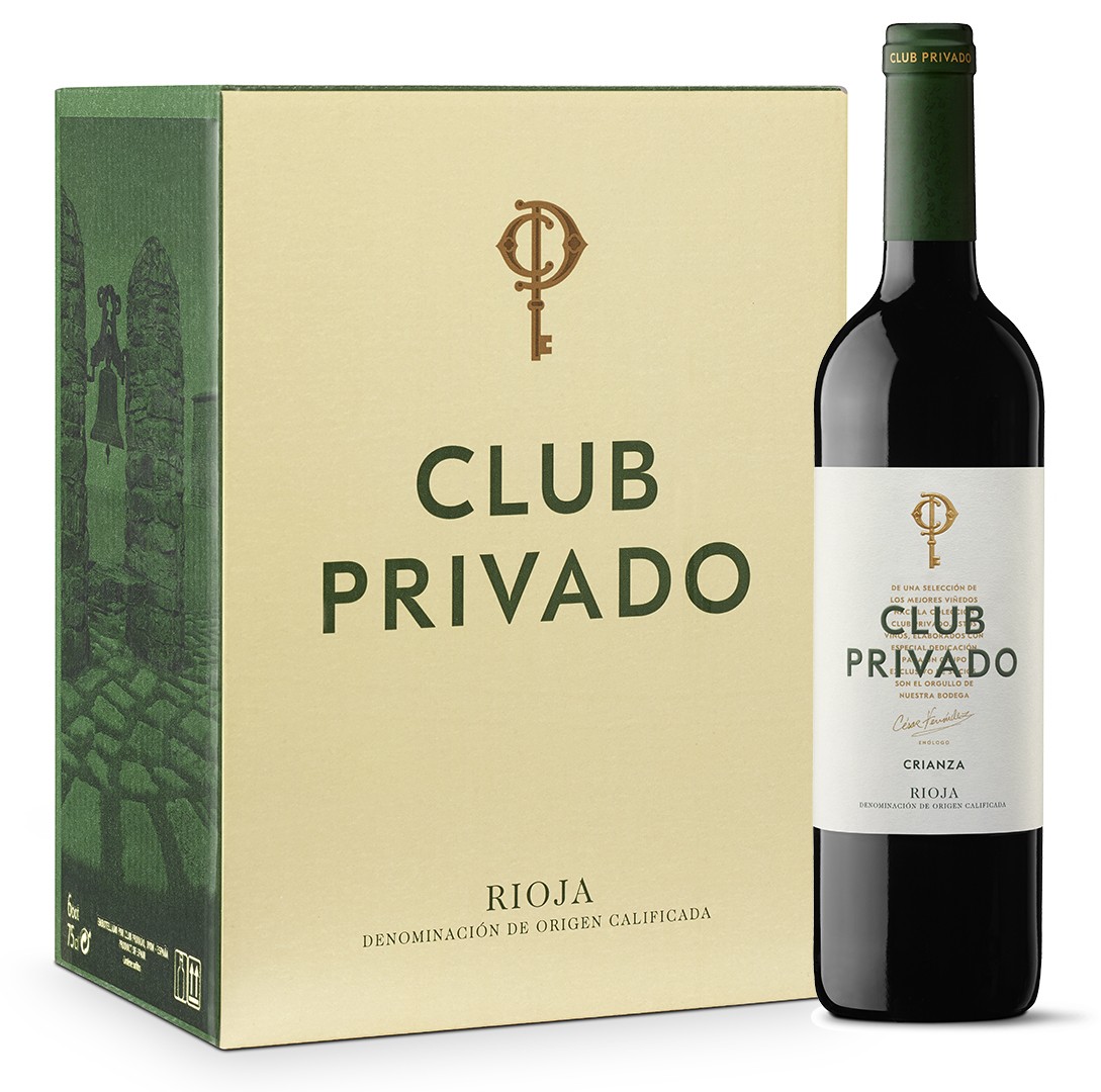 Imagen Caja de 6 botellas Club Privado Crianza